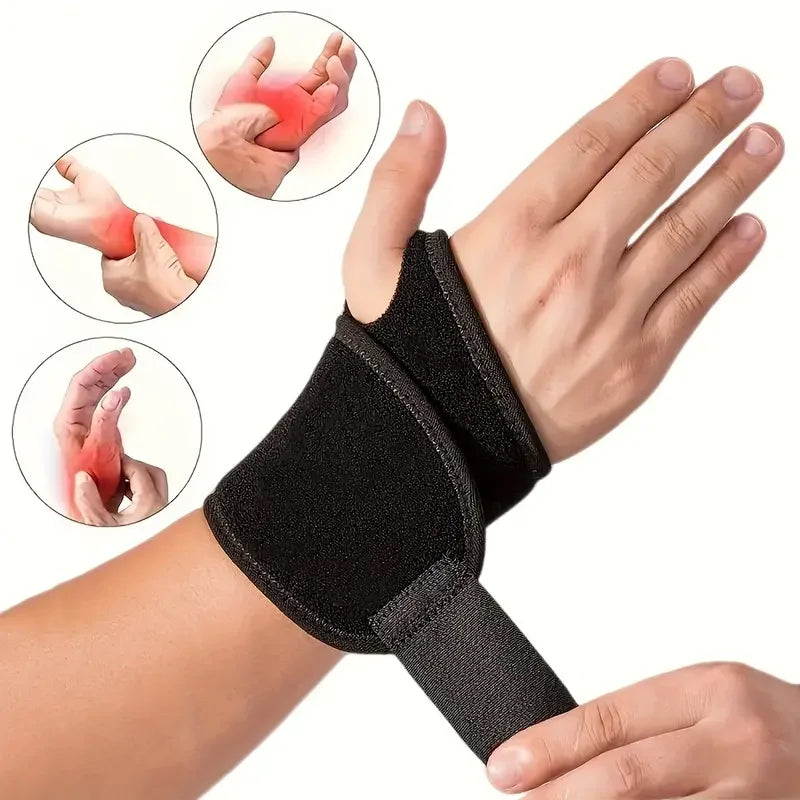 Auto Aquecimento Wrist Band, terapia magnética, suporte Brace Wrap, aquecido mão quente, compressão Pain Relief Wristband, Sanitizer Belt