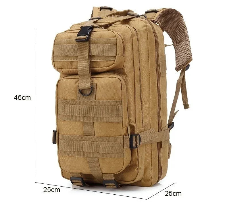 QT & QY-Mochilas Táticas Masculinas, Bolsas de Viagem, Sobrevivência, Pacote de Assalto EDC, Pacote EDC Molle, Trekking e Hunting Bag, 30 L, 45L