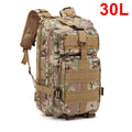 QT & QY-Mochilas Táticas Masculinas, Bolsas de Viagem, Sobrevivência, Pacote de Assalto EDC, Pacote EDC Molle, Trekking e Hunting Bag, 30 L, 45L