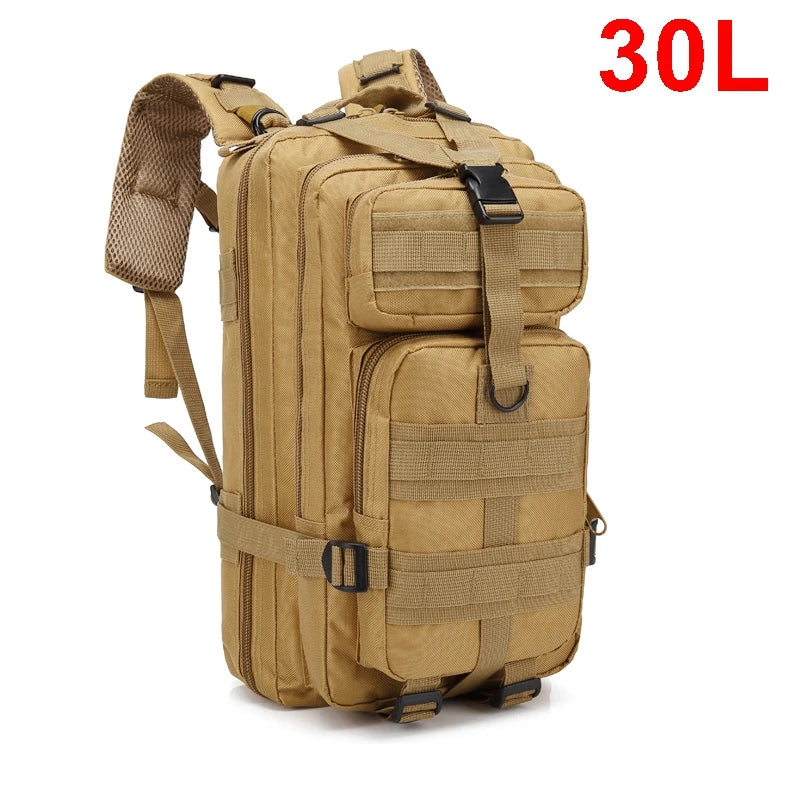 QT & QY-Mochilas Táticas Masculinas, Bolsas de Viagem, Sobrevivência, Pacote de Assalto EDC, Pacote EDC Molle, Trekking e Hunting Bag, 30 L, 45L