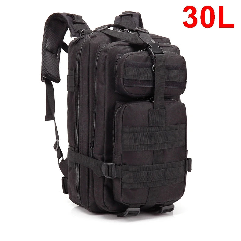 QT & QY-Mochilas Táticas Masculinas, Bolsas de Viagem, Sobrevivência, Pacote de Assalto EDC, Pacote EDC Molle, Trekking e Hunting Bag, 30 L, 45L